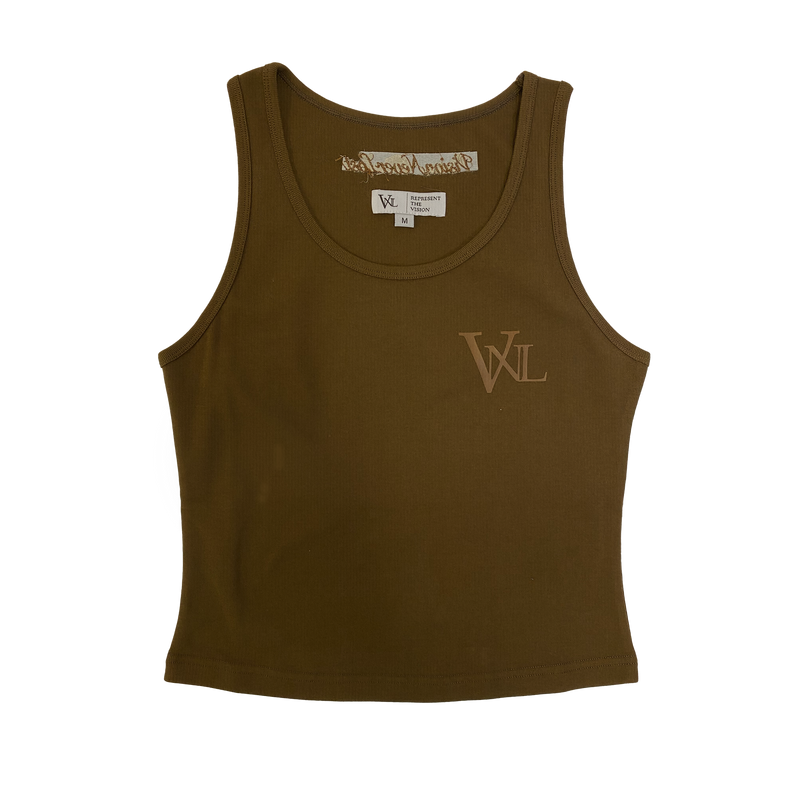 REPRESENT THE VISION TANK-TOP [BROWN]