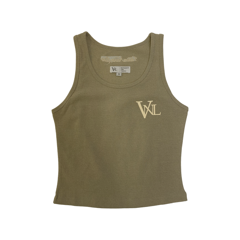 REPRESENT THE VISION TANK-TOP [KHAKI]